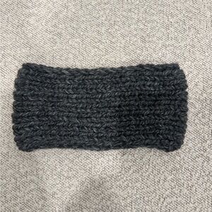 New Women’s Chunky Knit Headband in Dark Gray OS